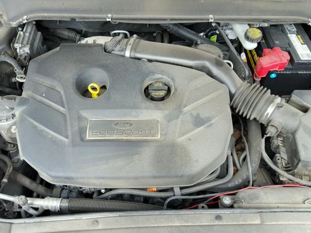 3FA6P0K93FR199867 - 2015 FORD FUSION TIT GRAY photo 7