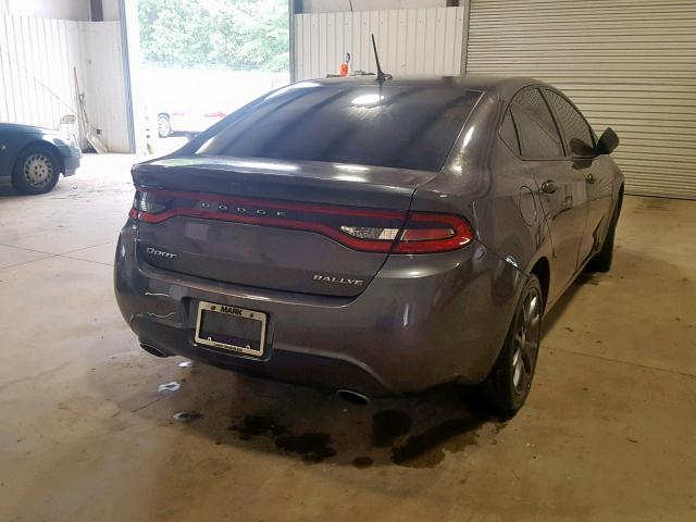 1C3CDFBB0GD565276 - 2016 DODGE DART SXT CHARCOAL photo 4