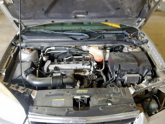 1G1ZS58FX7F317338 - 2007 CHEVROLET MALIBU LS SILVER photo 7