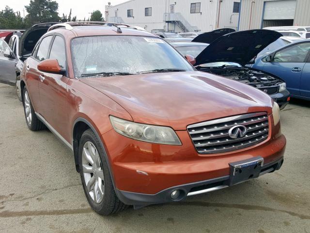 JNRAS08W26X202992 - 2006 INFINITI FX35 ORANGE photo 1