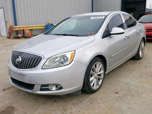 1G4PR5SK8C4208345 - 2012 BUICK VERANO CON SILVER photo 2