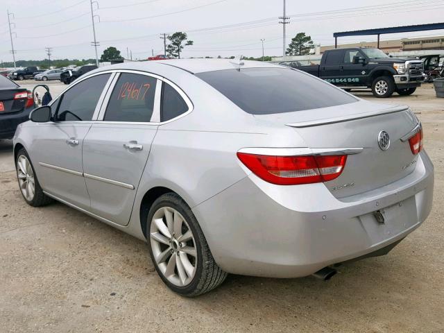 1G4PR5SK8C4208345 - 2012 BUICK VERANO CON SILVER photo 3