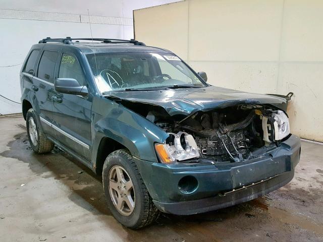 1J4HR58N45C731021 - 2005 JEEP GRAND CHER GREEN photo 1