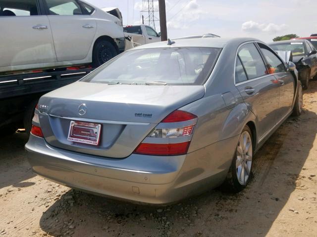 WDDNG71X38A228365 - 2008 MERCEDES-BENZ S 550 SILVER photo 4