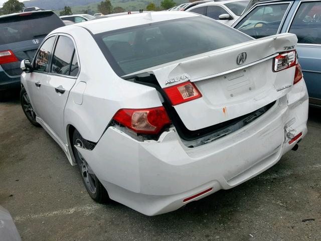 JH4CU2F8XCC002771 - 2012 ACURA TSX SE WHITE photo 3