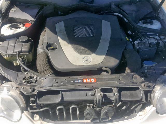 WDBRF52H87F906683 - 2007 MERCEDES-BENZ C 230 BLACK photo 7