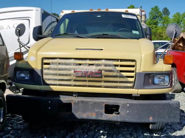 1GDJ5C1GX9F403783 - 2009 GMC C5500 C5C0 YELLOW photo 9