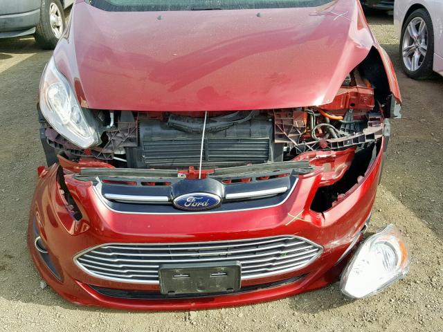 1FADP5CU5EL508436 - 2014 FORD C-MAX PREM BURGUNDY photo 9