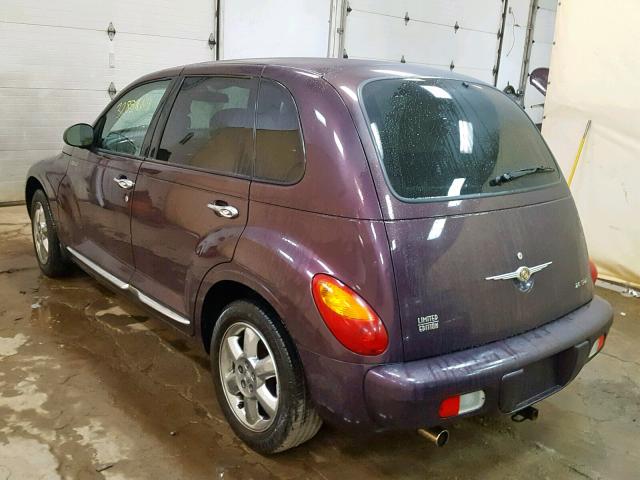 3C8FY68814T246692 - 2004 CHRYSLER PT CRUISER PURPLE photo 3