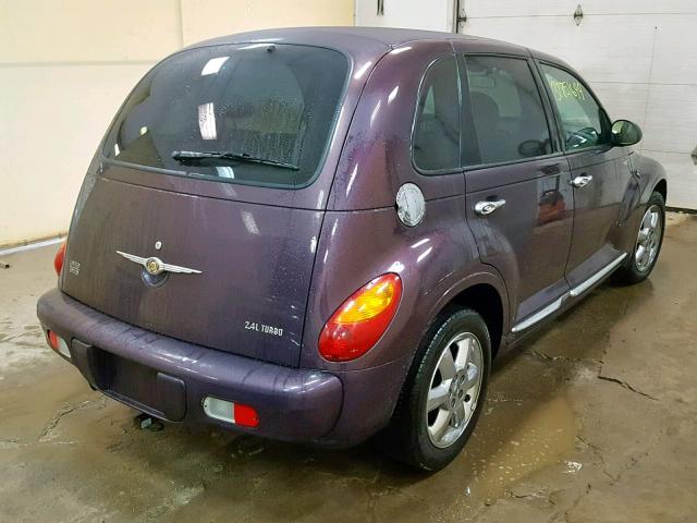 3C8FY68814T246692 - 2004 CHRYSLER PT CRUISER PURPLE photo 4