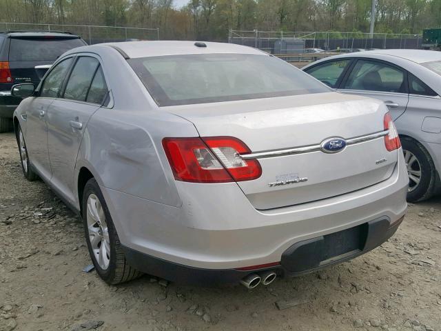 1FAHP2EW2CG139622 - 2012 FORD TAURUS SEL SILVER photo 3