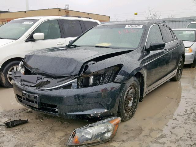 1HGCP26878A801243 - 2008 HONDA ACCORD EXL BLACK photo 2