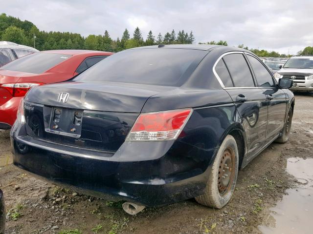 1HGCP26878A801243 - 2008 HONDA ACCORD EXL BLACK photo 4