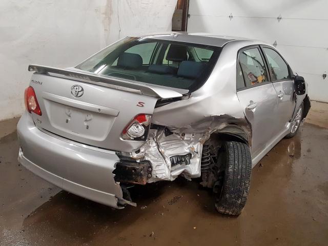 2T1BU4EE8AC284672 - 2010 TOYOTA COROLLA BASE  photo 4