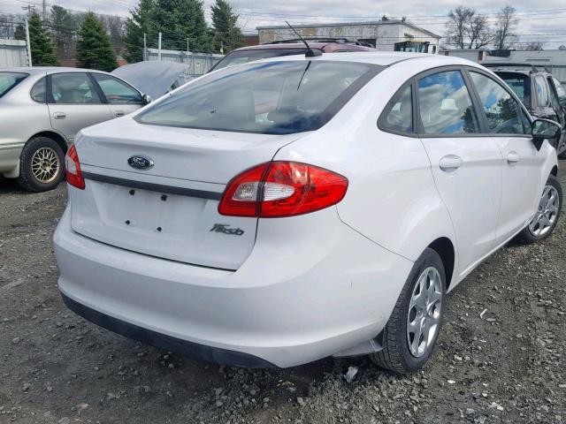 3FADP4AJ0CM186223 - 2012 FORD FIESTA S WHITE photo 4