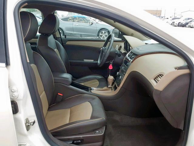 1G1ZE5E00CF135049 - 2012 CHEVROLET MALIBU LTZ თეთრი ფოტო 5