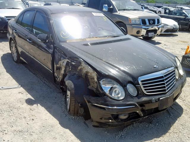 WDBUF56X57B096822 - 2007 MERCEDES-BENZ E 350 BLACK photo 1