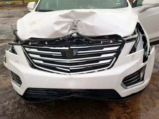 1GYKNBRS2KZ107568 - 2019 CADILLAC XT5 WHITE photo 7