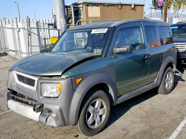 5J6YH18645L003879 - 2005 HONDA ELEMENT EX GREEN photo 2