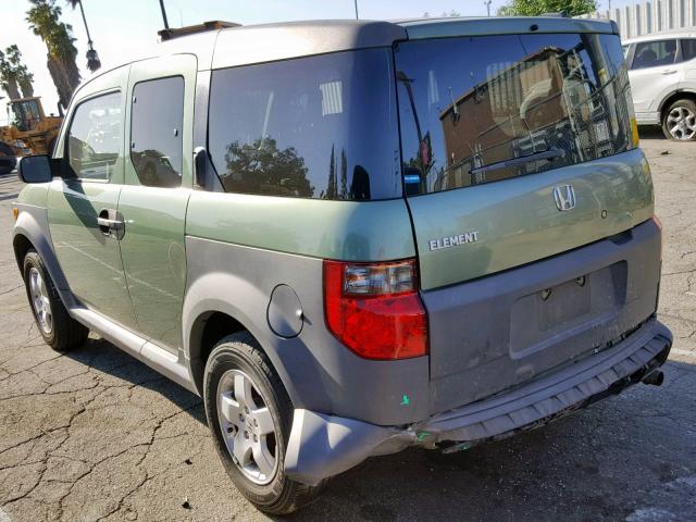 5J6YH18645L003879 - 2005 HONDA ELEMENT EX GREEN photo 3