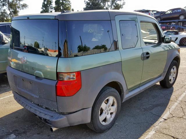 5J6YH18645L003879 - 2005 HONDA ELEMENT EX GREEN photo 4