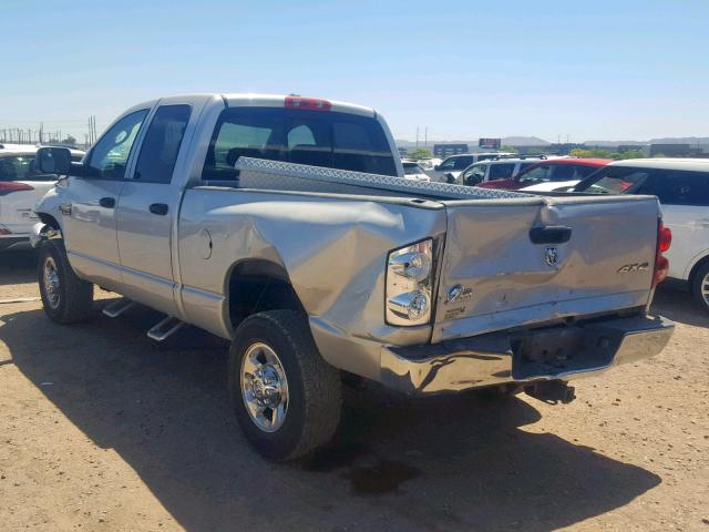 3D7KS28T29G532233 - 2009 DODGE RAM 2500 SILVER photo 3