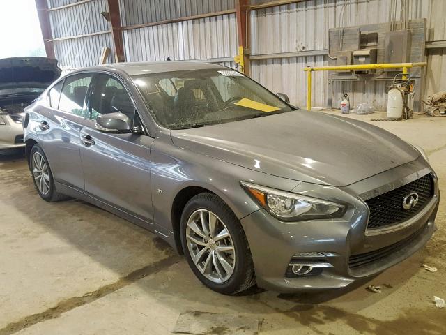 JN1BV7AR9FM396658 - 2015 INFINITI Q50 BASE GRAY photo 1