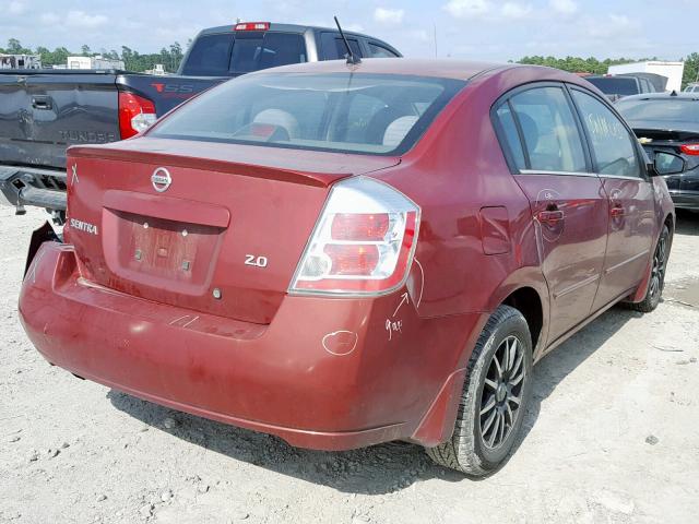 3N1AB61E87L725115 - 2007 NISSAN SENTRA 2.0 RED photo 4