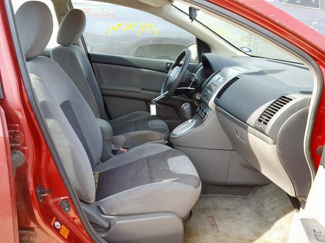 3N1AB61E87L725115 - 2007 NISSAN SENTRA 2.0 RED photo 5