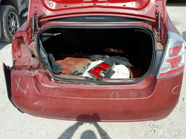 3N1AB61E87L725115 - 2007 NISSAN SENTRA 2.0 RED photo 9