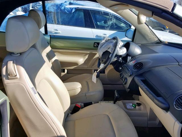 3VWRF31Y08M411321 - 2008 VOLKSWAGEN NEW BEETLE მწვანე ფოტო 5