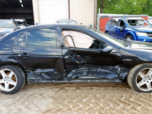 19UUA66265A061060 - 2005 ACURA TL BLACK photo 9