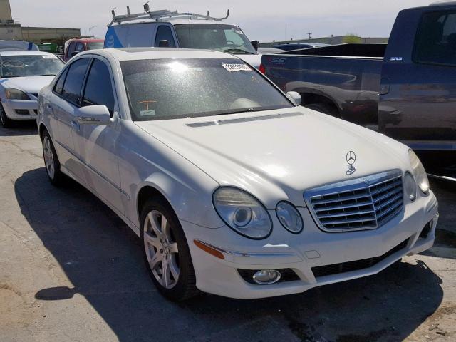 WDBUF56X67B087112 - 2007 MERCEDES-BENZ E 350 WHITE photo 1