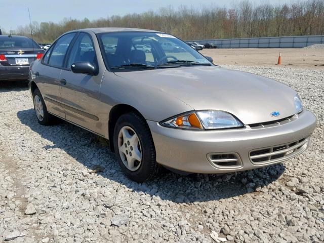 1G1JC524X27195911 - 2002 CHEVROLET CAVALIER B GOLD photo 1