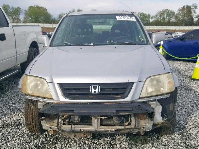 JHLRD18651C046310 - 2001 HONDA CR-V EX SILVER photo 9