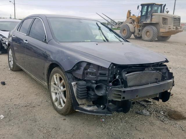 1G1ZE5EBXA4131004 - 2010 CHEVROLET MALIBU LTZ ნაცრისფერი ფოტო 1