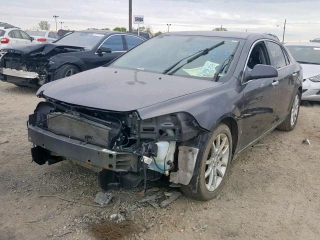 1G1ZE5EBXA4131004 - 2010 CHEVROLET MALIBU LTZ ნაცრისფერი ფოტო 2