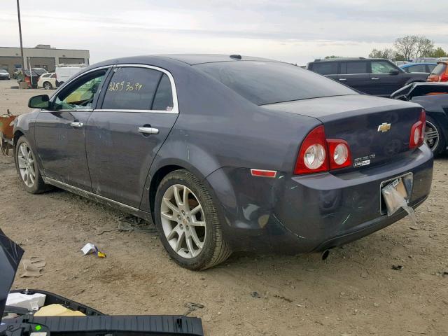 1G1ZE5EBXA4131004 - 2010 CHEVROLET MALIBU LTZ ნაცრისფერი ფოტო 3