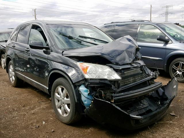 5J6RE48759L035124 - 2009 HONDA CR-V EXL BLACK photo 1