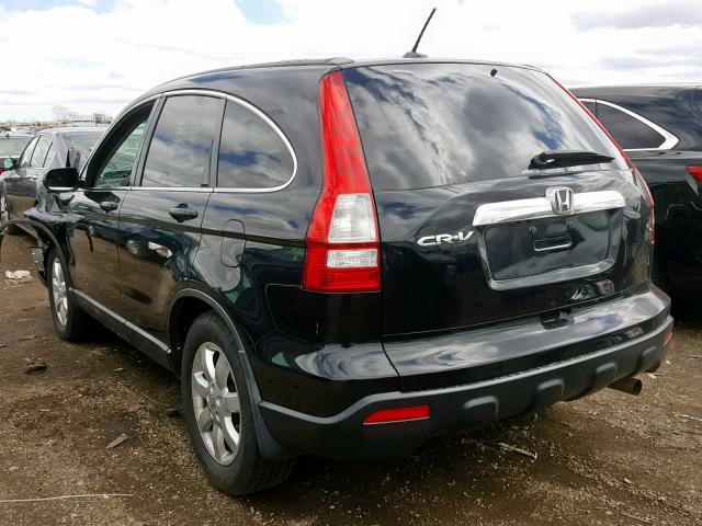 5J6RE48759L035124 - 2009 HONDA CR-V EXL BLACK photo 3