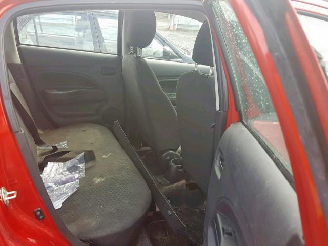 ML32A3HJ2FH054823 - 2015 MITSUBISHI MIRAGE DE RED photo 6