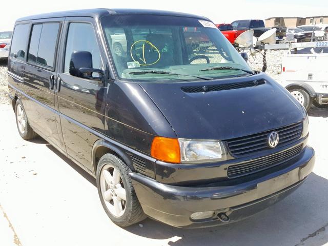 WV2KB47051H130599 - 2001 VOLKSWAGEN EUROVAN GL BLACK photo 1