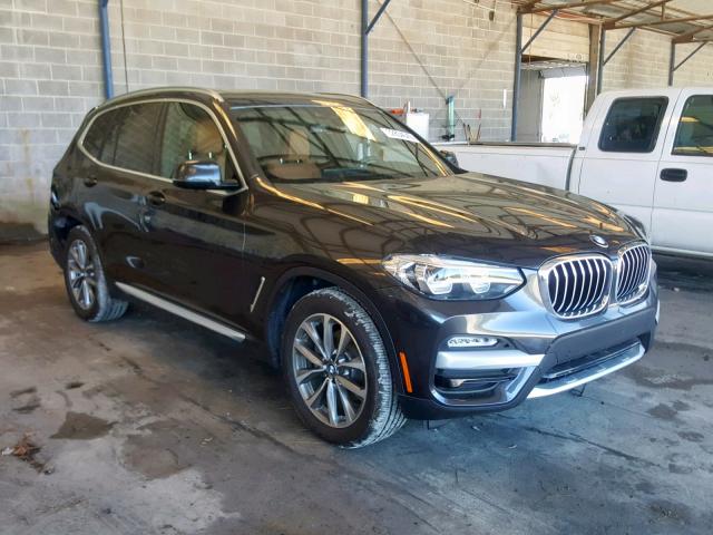 5UXTR9C57KLD97420 - 2019 BMW X3 XDRIVE3 GRAY photo 1