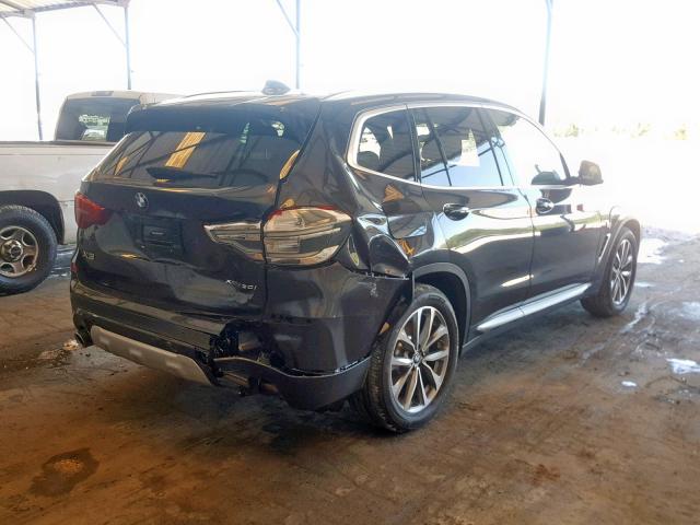 5UXTR9C57KLD97420 - 2019 BMW X3 XDRIVE3 GRAY photo 4