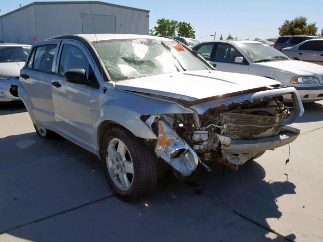 1B3HB28C58D709147 - 2008 DODGE CALIBER SILVER photo 1