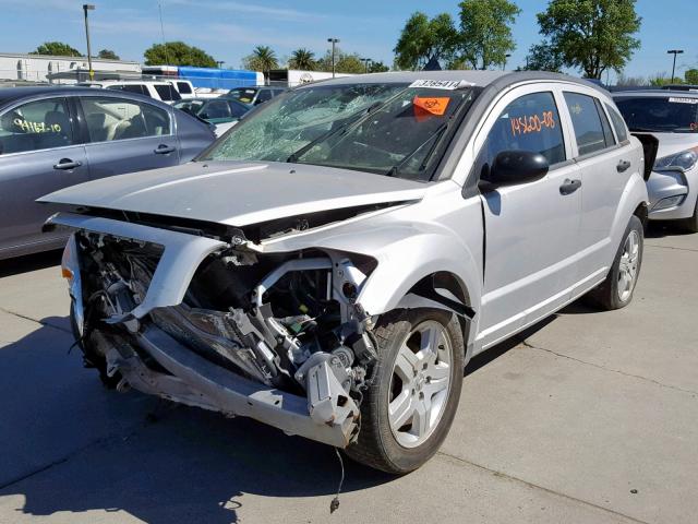 1B3HB28C58D709147 - 2008 DODGE CALIBER SILVER photo 2