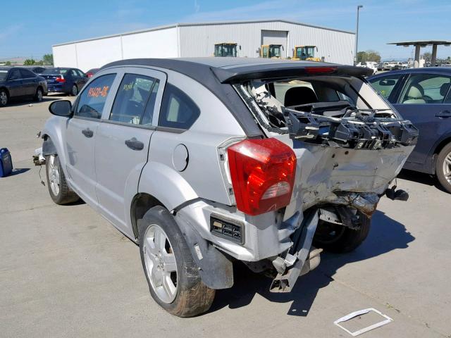 1B3HB28C58D709147 - 2008 DODGE CALIBER SILVER photo 3