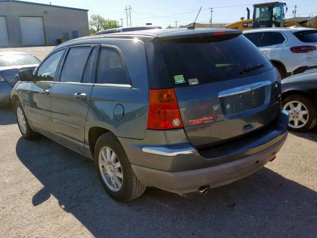 2A8GM68XX7R350896 - 2007 CHRYSLER PACIFICA T GREEN photo 3