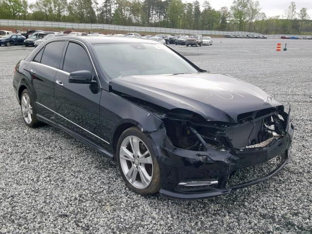 WDDHF5KB3DA740418 - 2013 MERCEDES-BENZ E 350 BLACK photo 1