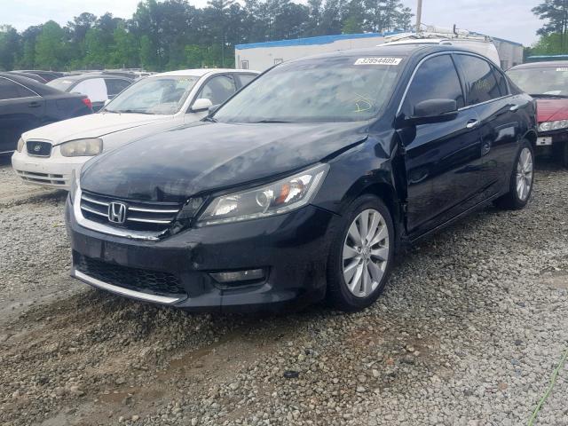 1HGCR3F88EA000414 - 2014 HONDA ACCORD EXL WHITE photo 2